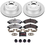 Power Stop 02-06 Cadillac Escalade Rear Z36 Coated Truck & Tow Brake Kit