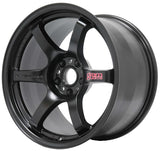 Gram Lights 57DR 17x9.0 +22 5x114.3 Semi Gloss Black Wheel