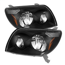 Load image into Gallery viewer, xTune Toyota 4Runner 03-05 Crystal Headlights Black HD-JH-T4R03-AM-BK