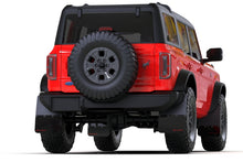 Load image into Gallery viewer, Rally Armor 21-25 Ford Bronco (Steel Bmpr + RR- NO Rptr/Sprt) Blk Mud Flap w/Cy Orange Logo