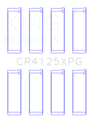 King Subaru EJ20/EJ22/EJ25 (Suites 52mm Journal Size) Tri-Metal Perf Rod Bearing Set - Size STD