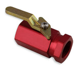 Earl's Aluminum Shut-Off Valve - Red
