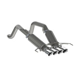 MBRP 14-19 Chevy Corvette V8 6.2L 3in T304 Dual Axle Back w/ 4in Quad Dual Wall Tips