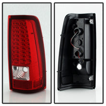 Load image into Gallery viewer, xTune Chevy Silverado 1500/2500/3500 99-02 LED Tail Lights Red Clear ALT-ON-CS99-LED-RC