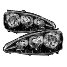 Load image into Gallery viewer, xTune Acura Rsx 2005-2006 OEM Style Headlights -Black HD-JH-ARSX05-AM-BK