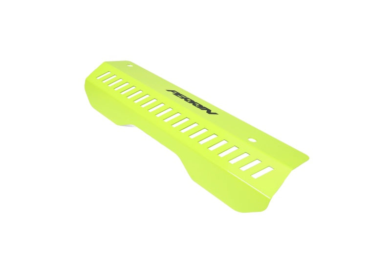 PERRIN 22-25 Subaru WRX Pulley Cover - Neon Yellow (SHORT - For Use w/PERRIN AOS)