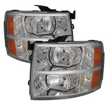 Load image into Gallery viewer, xTune Chevy Silverado 07-13 Crystal Headlights Chrome HD-JH-CS07-AM-C