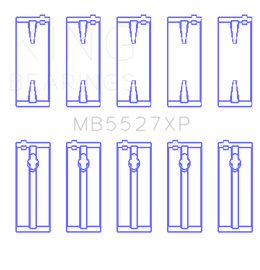 King Engine Bearings Toyota 4AGE/4AGZE 16V 1.6L Performance Main Bearing Set - Size STD