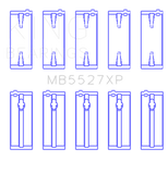 King Engine Bearings Toyota 4AGE/4AGZE 16V 1.6L Performance Main Bearing Set - Size STD