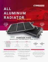 Load image into Gallery viewer, CSF Ferrari F355 High Performance All-Aluminum Radiator - Left