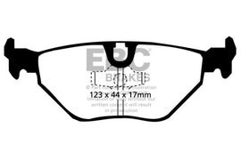 EBC 87-91 BMW M3 2.3 (E30) Yellowstuff Rear Brake Pads