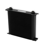 Earl's UltraPro Oil Cooler - Black - 34 Rows - Wide Cooler
