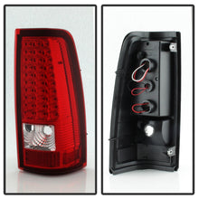 Load image into Gallery viewer, xTune Chevy Silverado 1500/2500/3500 03-06 LED Tail Lights Red Clear ALT-ON-CS03-LED-RC