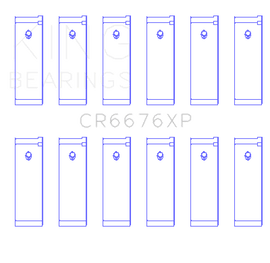 King Engine Bearings Nissan VG30DE/VG30DETT/VG30E/VG30T Performance Rod Bearing Set - Size STD