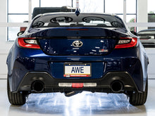 Load image into Gallery viewer, AWE Tuning Subaru BRZ / Toyota GR86 / Toyota 86 Track Edition Cat-Back Exhaust- Diamond Black Tips