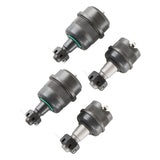 Synergy Jeep JK/WJ HD Knurled Front Ball Joint Set Dana 30/44 (w/2 Uppers + 2 Lowers)
