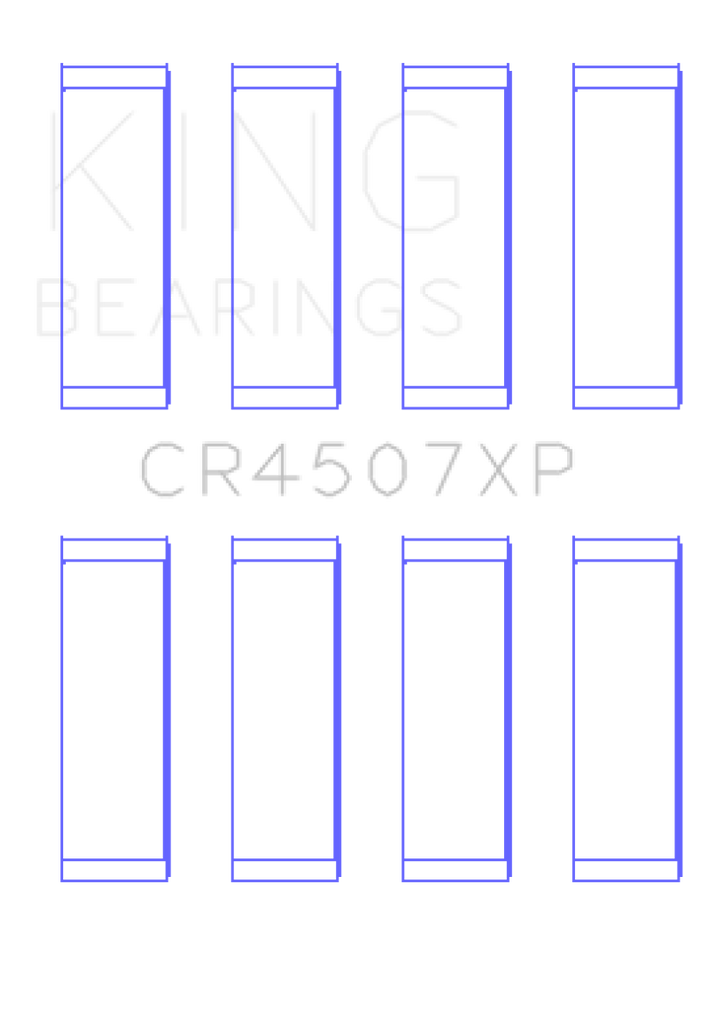 King Engine Bearings Mazda L3-VDT MZR Performance Rod Bearing Set - Size STD