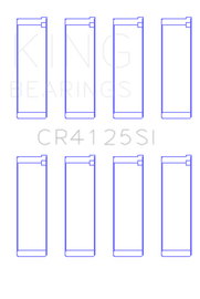 King Subaru EJ20/EJ22/EJ25 (Including Turbo) Silicone Bi-Metal Alum Rod Bearing Set - Size STD
