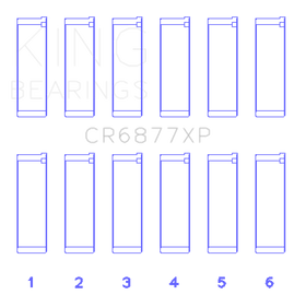 King Engine Bearings BMW S54B32 3.2L Performance Rod Bearing Set - Size STD