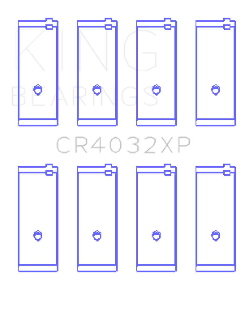 King Engine Bearings Toyota 4AGE 4AGZE 16V 1.6L Performance Rod Bearing Set - Size STD