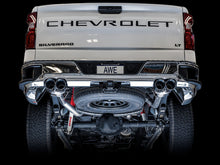Load image into Gallery viewer, AWE Tuning 4th Gen GM 1500 5.3L 0FG Cat-Back Split Rear Exit (w/ Bumper Cutouts) - Quad Chrome Tips