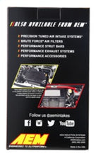Load image into Gallery viewer, AEM Dryflow Conical Air Filter 5.25in Base OD / 4.75in Top OD / 7in Height