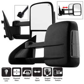 xTune Dodge Ram 02-09 L&R Manual Extendable Manual Adjust Mirror MIR-DRAM02-MA-SET