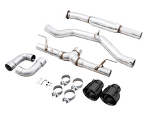 Load image into Gallery viewer, AWE Tuning Subaru BRZ / Toyota GR86 / Toyota 86 Track Edition Cat-Back Exhaust- Diamond Black Tips
