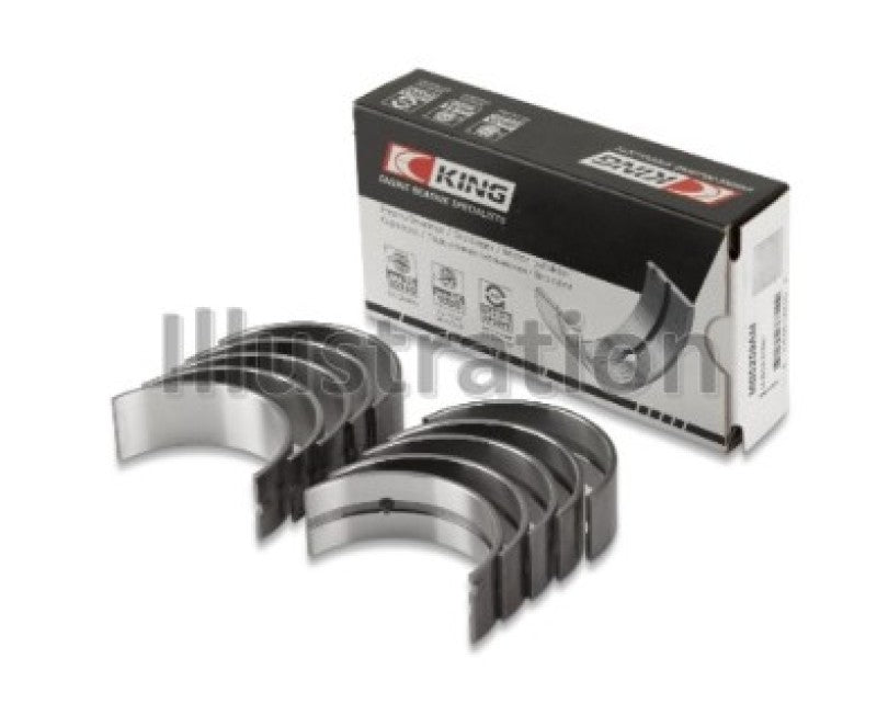 King Engine Bearings Volkswagen AMB/BYK/BBX Silicon Bi-Metal Aluminum Main Bearing Set - Size STD