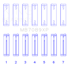 Load image into Gallery viewer, King Engine Bearings Volkswagen VR6 2.8L Performance Main Bearing Set - Size STD