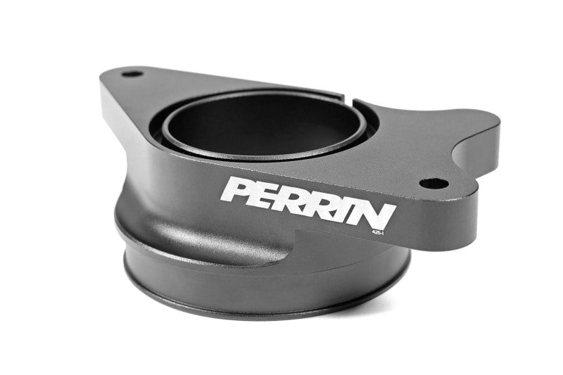 PERRIN 22-24 Subaru WRX / 20-25 LGT &amp; OBXT Turbo Inlet Hose w/Turbo Adapter Flange (Long) - Red