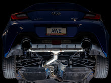 Load image into Gallery viewer, AWE Tuning Subaru BRZ / Toyota GR86 / Toyota 86 Track Edition Cat-Back Exhaust- Diamond Black Tips