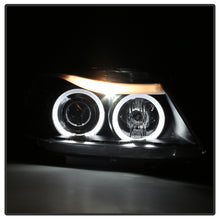 Load image into Gallery viewer, Spyder BMW E90 3-Series 06-08 Projector LED Halo Amber Reflector Rplc Bulb Blk PRO-YD-BMWE9005-AM-BK