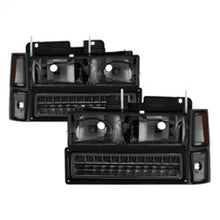 Load image into Gallery viewer, xTune 92-94 Blazer Full Size Corner/LED Bumper Headlights Smoke HD-JH-CCK88-LED-AM-SM-SET