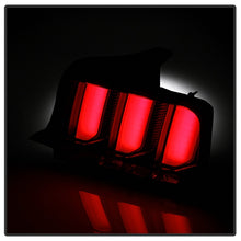 Load image into Gallery viewer, Spyder 05-09 Ford Mustang (Red Light Bar) LED Tail Lights - Black ALT-YD-FM05V3-RBLED-BK