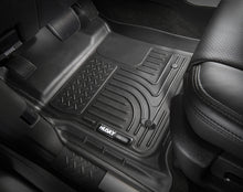 Load image into Gallery viewer, Husky Liners 2017 Chrysler Pacifica (Stow and Go) Weatherbeater 2nd Row Black Floor Liners