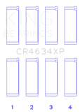 King Engine Bearings Hyundai G4KF Connecting Rod Bearing Set (Set of 4) - Size STD