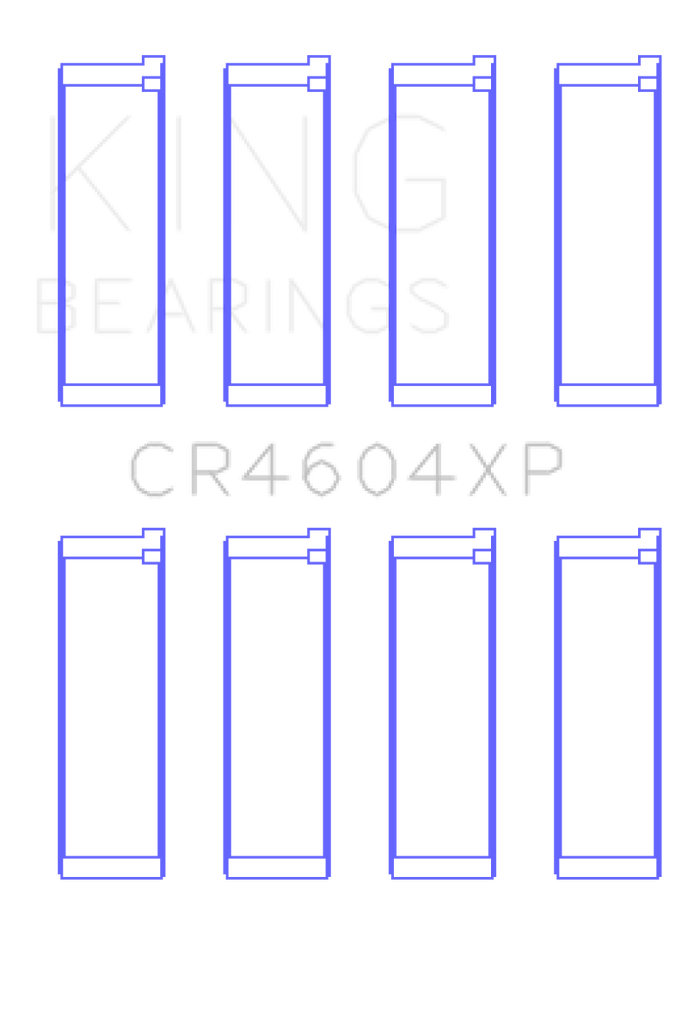 King 07-09 Mazdaspeed 3 L3-VDT MZR DISI (t) Duratec High Performance Rod Bearing Set - Size STD