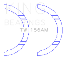 Load image into Gallery viewer, King Engine Bearings Mazda FP/FS Thrust Washer Set