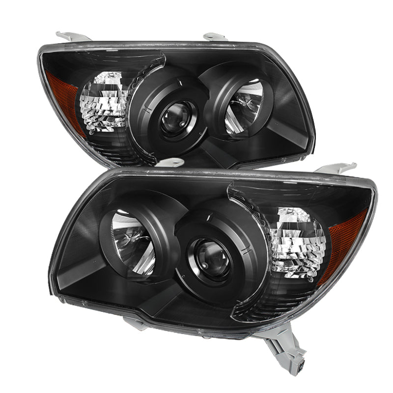 xTune Toyota 4Runner 06-09 Crystal Headlights Black HD-JH-T4R06-AM-BK