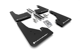 Rally Armor 18-26 Toyota Corolla Hatchback Black UR Mud Flap White Logo