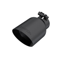 Load image into Gallery viewer, MBRP Universal 4in OD Dual Wall Angled 2.5in Inlet 8in Length Exhaust Tip - Black