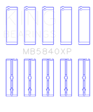 King Engine Bearings Chrysler/Dodge Gen 3 Hemi 5.7L/6.1L/6.4L Crankshaft Main Bearing Set (Set of 5)
