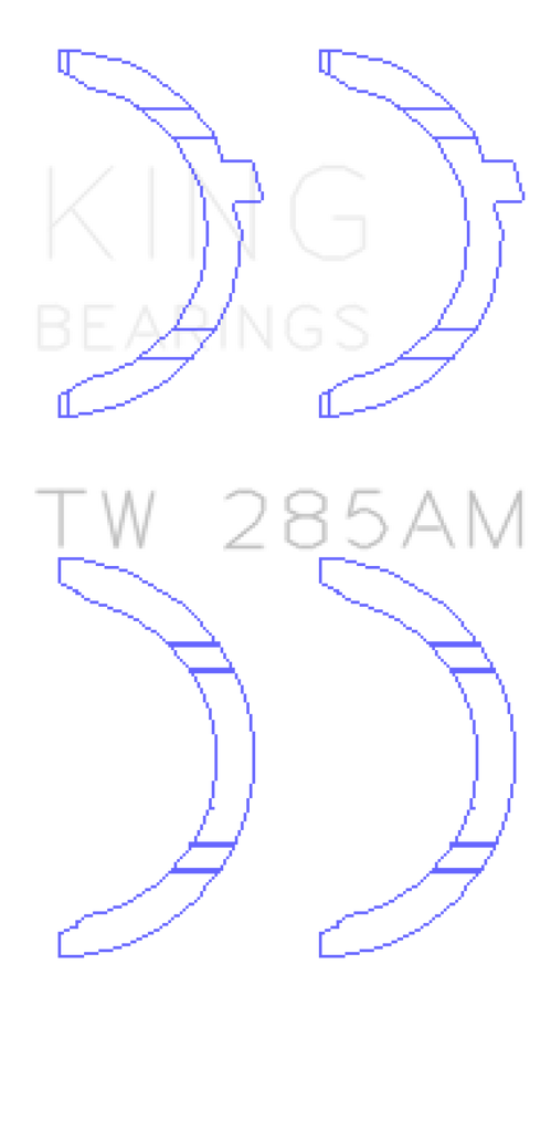 King Engine Bearings 94-01 Toyota 2.4L 2RZ-FE/2.7L 3RZ-FE Thrust Washer Set