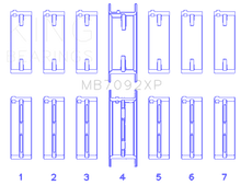 Load image into Gallery viewer, King Engine Bearings Nissan RB26DETT Performance Main Bearing Set - Size +0.25mm