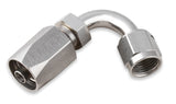 Earls Power Steering Hose End - 120 Degree -6 AN - Stainless Steel