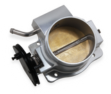 90MM Throttle Body with Sniper EFI Logo Silver for 2011-present Ford Coyote 5.0L