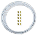 Earl's Steel Zinc Hardline Tubing Kit w/ Tube Nuts